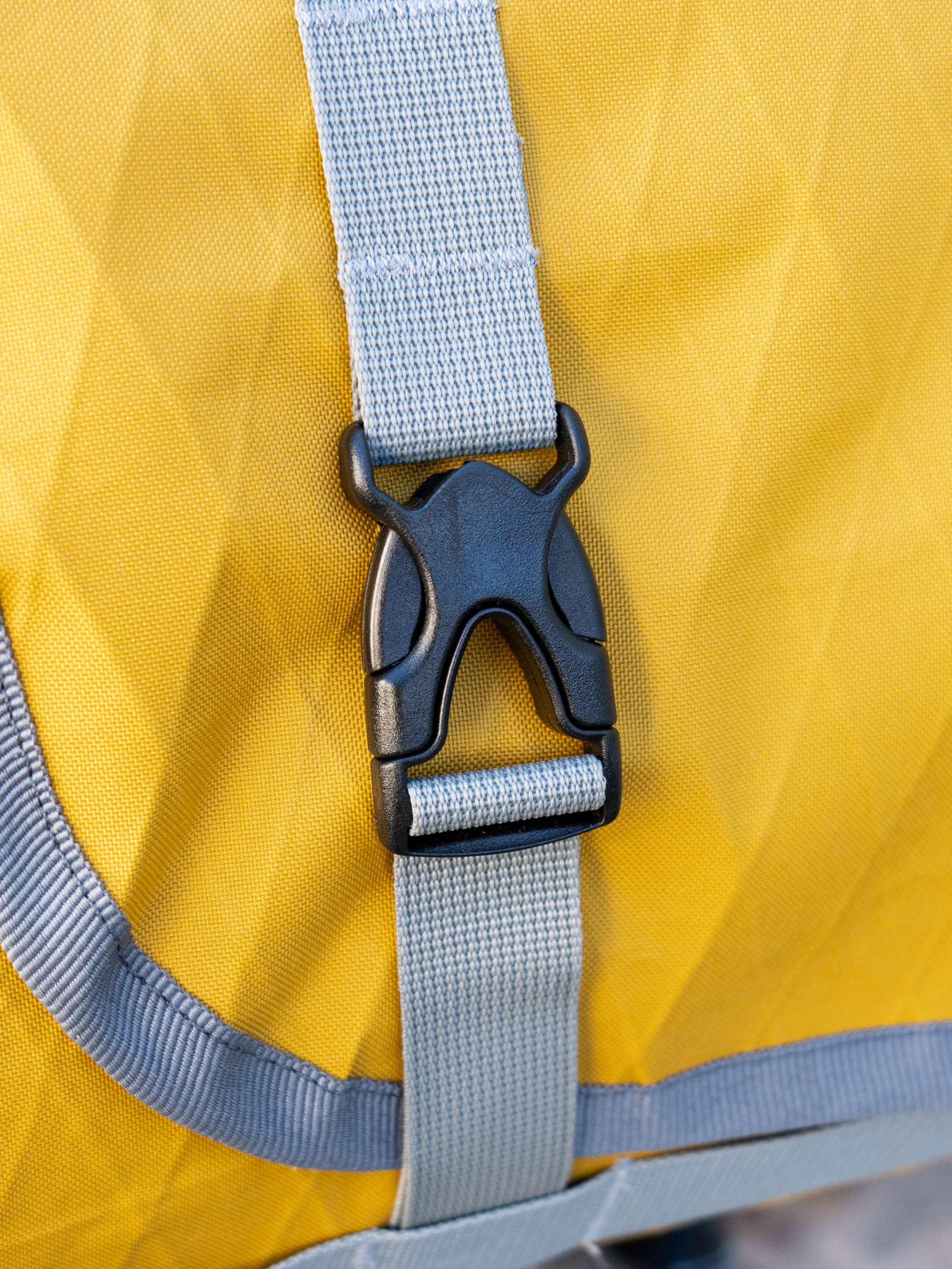 Small handlebar bag made from recycled X-Pac® RX30 in gold